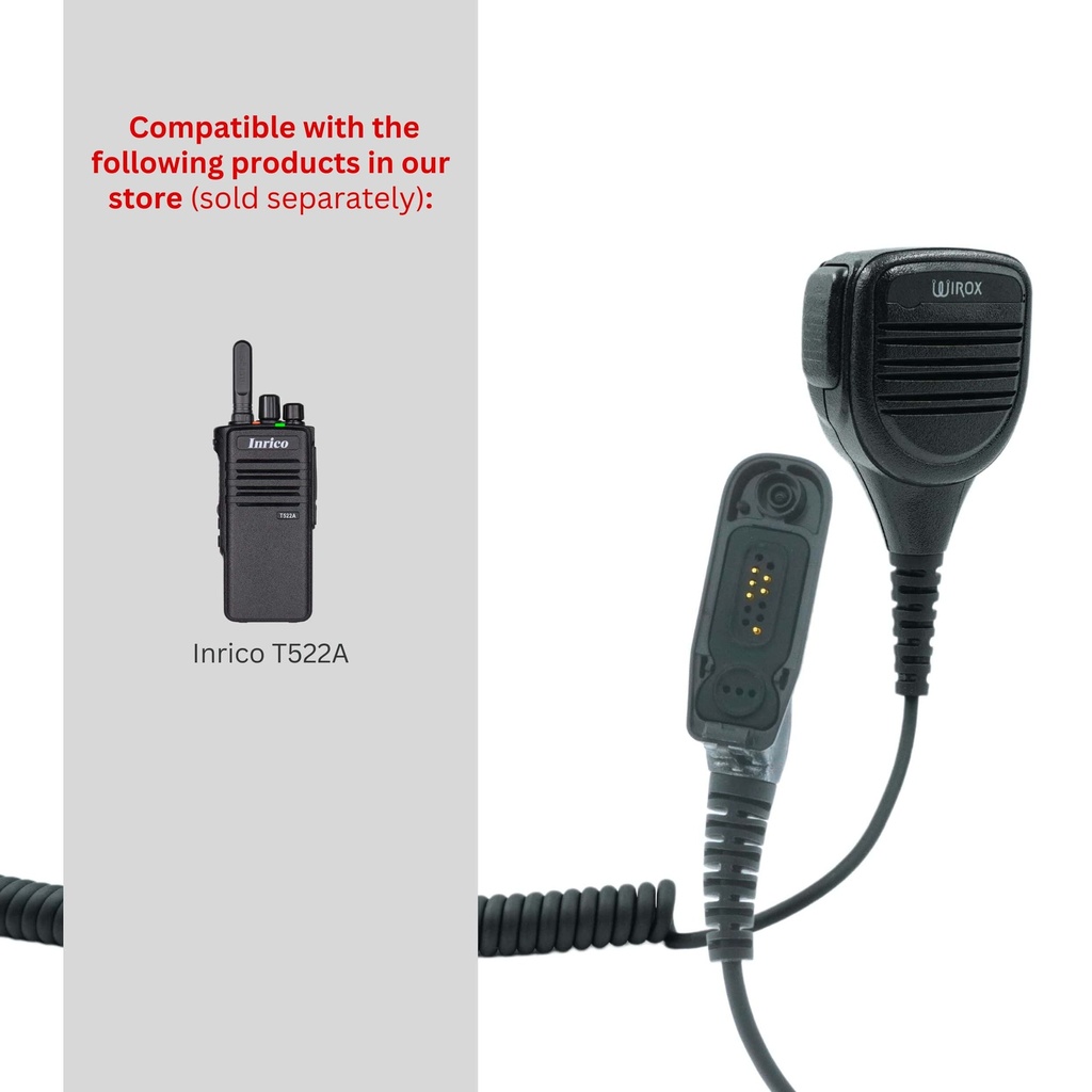 micco Wirox Inrico T522A Speaker Microphone | Canadian Wireless Supply